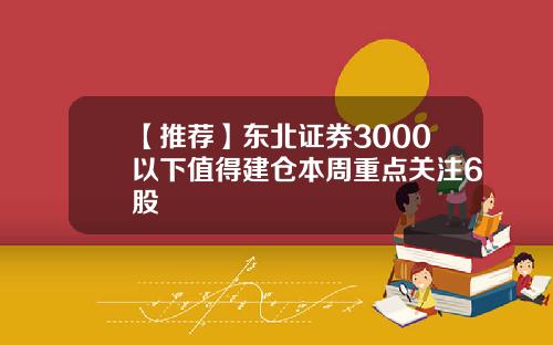 【推荐】东北证券3000以下值得建仓本周重点关注6股