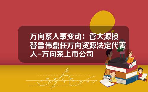 万向系人事变动：管大源接替鲁伟鼎任万向资源法定代表人-万向系上市公司
