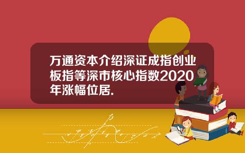 万通资本介绍深证成指创业板指等深市核心指数2020年涨幅位居.