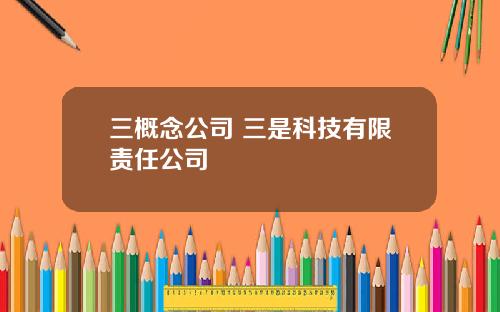 三概念公司 三是科技有限责任公司