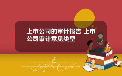 上市公司的审计报告 上市公司审计意见类型