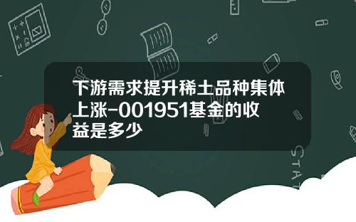 下游需求提升稀土品种集体上涨-001951基金的收益是多少