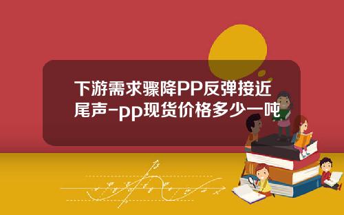 下游需求骤降PP反弹接近尾声-pp现货价格多少一吨