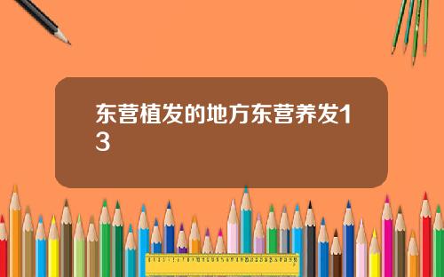 东营植发的地方东营养发13