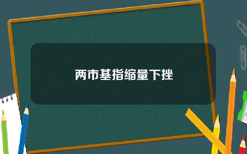 两市基指缩量下挫