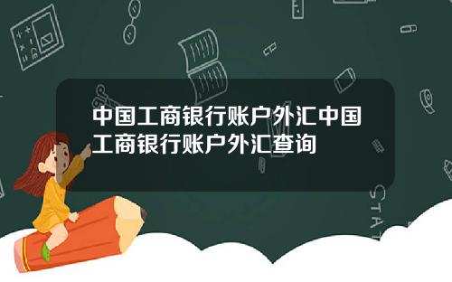 中国工商银行账户外汇中国工商银行账户外汇查询