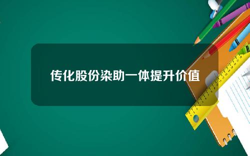 传化股份染助一体提升价值