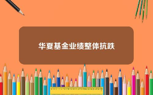 华夏基金业绩整体抗跌