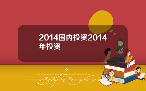 2014国内投资2014年投资