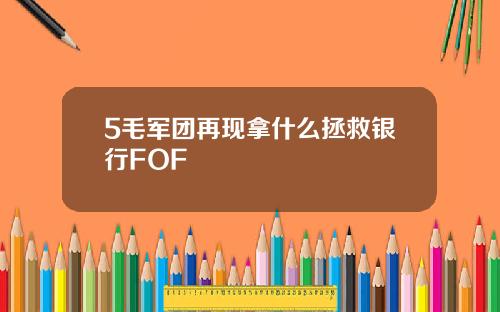 5毛军团再现拿什么拯救银行FOF