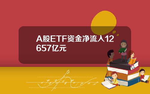 A股ETF资金净流入12657亿元