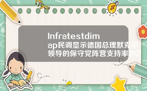 Infratestdimap民调显示德国总理默克尔领导的保守党阵营支持率为28绿党支持率为20