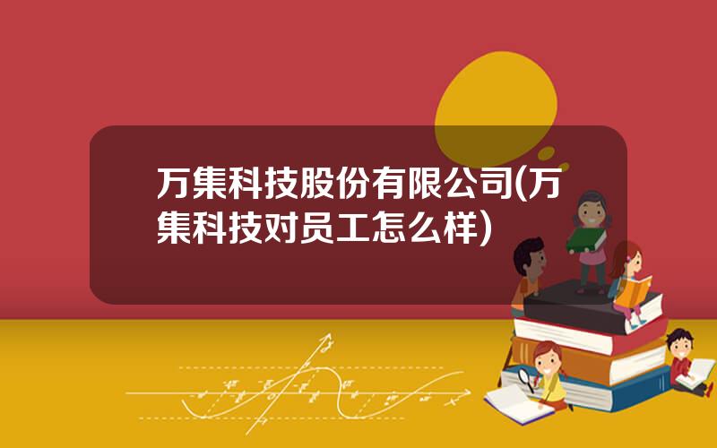万集科技股份有限公司(万集科技对员工怎么样)
