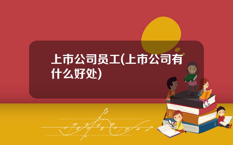 上市公司员工(上市公司有什么好处)