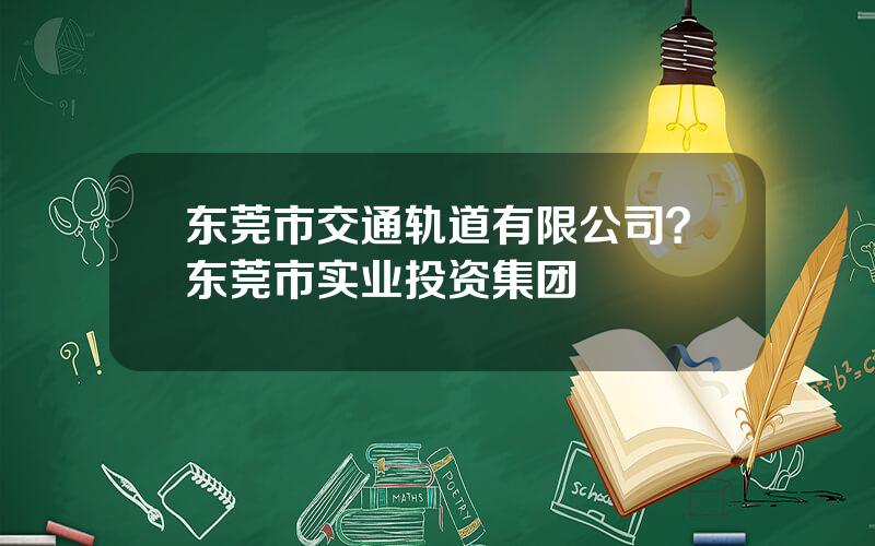 东莞市交通轨道有限公司？东莞市实业投资集团