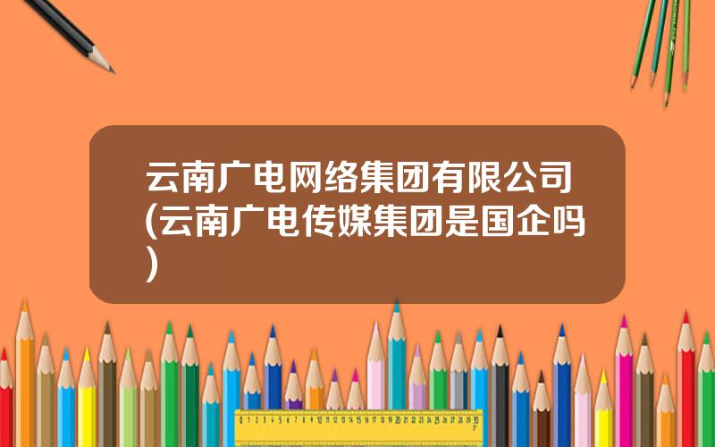 云南广电网络集团有限公司(云南广电传媒集团是国企吗)