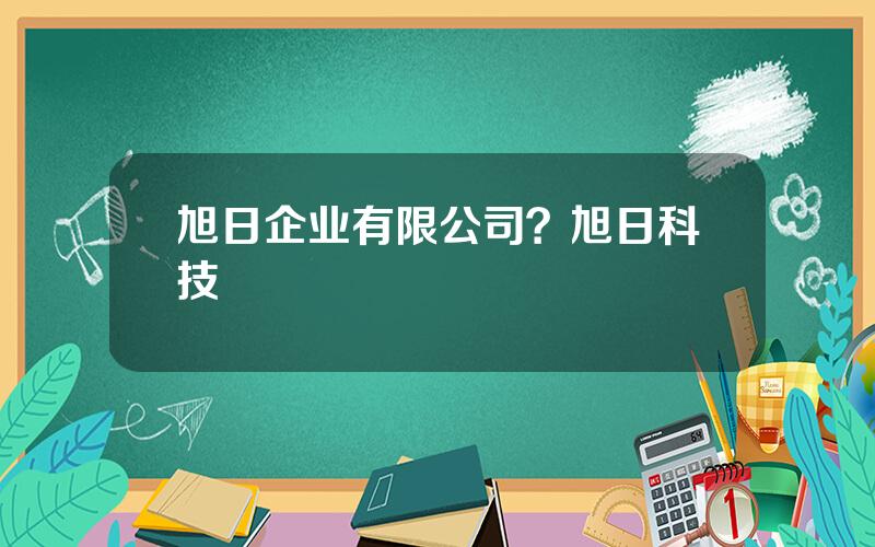 旭日企业有限公司？旭日科技