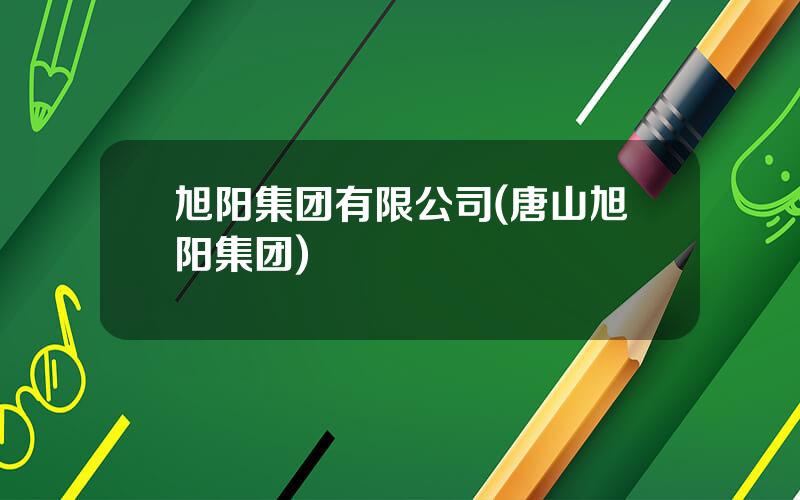 旭阳集团有限公司(唐山旭阳集团)